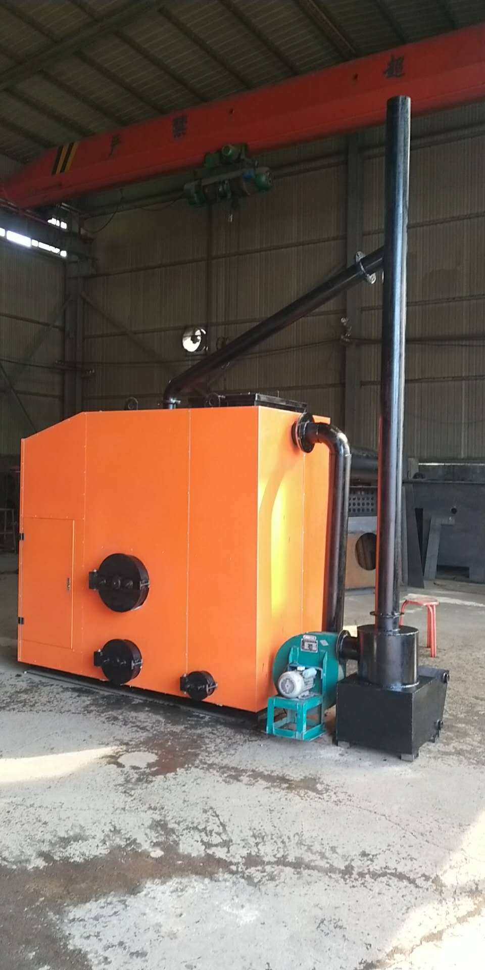 智能數控燃煤，燃生物質燃蘭炭熱風鍋爐